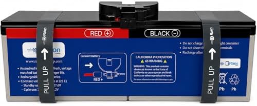 Raion Power APCRBC163/RBC163 Compatible Battery Cartridge, 24V 9Ah High Rate SLA AGM for APC BR1500MS2, BR1500MS, BN1500M2, BR1000MS, BGM1500 & BN1350M2 - Image 5