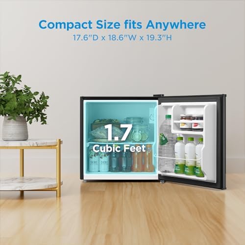 Midea 1.7 Cu.ft Mini Fridge, Energy Star Certified, Low Noise for Bedroom - Image 2
