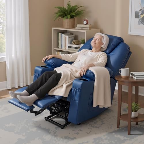 MCombo Small Power Lift Recliner Chair for Elderly, Heat and Massage 7141 - Image 2