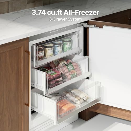 Ca'Lefort 24-Inch Panel Ready Under Counter Freezer, 3.8 cu.ft - Image 3