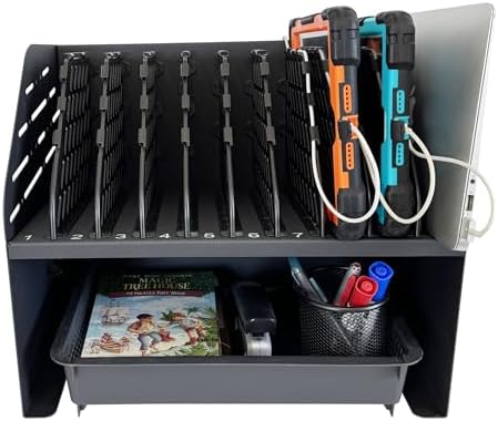 10-Device Laptop & Tablet Charging Station with 6 AC & 4 USB - Image 6