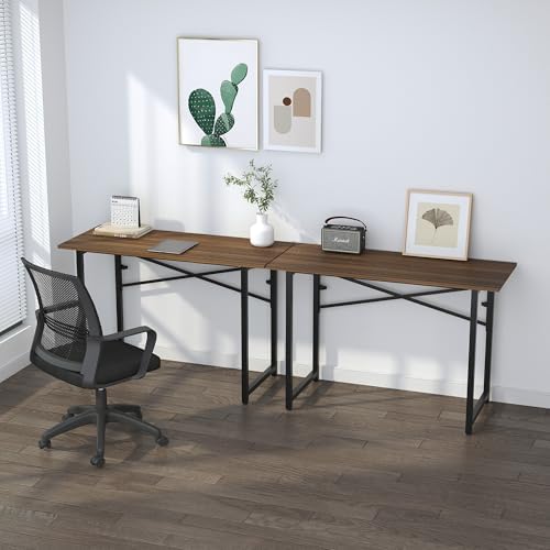 Lutown-Teen Folding Computer Desk 47 inch, Espresso - Image 6