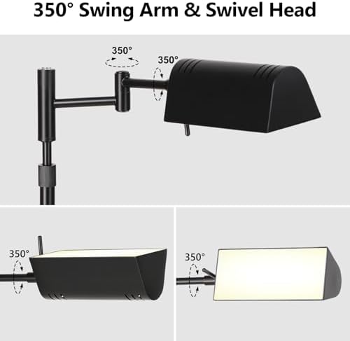 SUNMORY Dimmable LED Pharmacy Floor Lamps, 16W/1500LM Bright Reading Lamp - Image 6