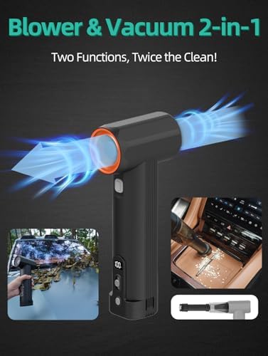 Kica JetFan Max Turbo Dryer Blower 205 MPH Air Blower, Cordless Leaf Blower - Image 4