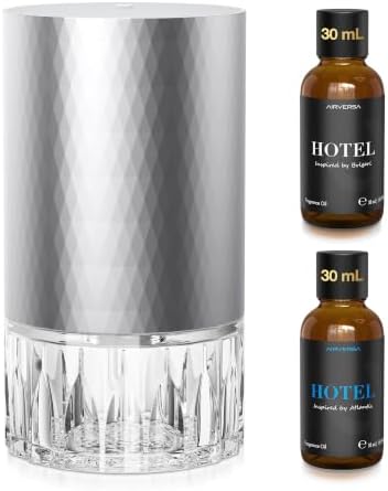 Airversa RD2 Waterless Essential Oil Diffuser Starter Kit, Silver by Airversa