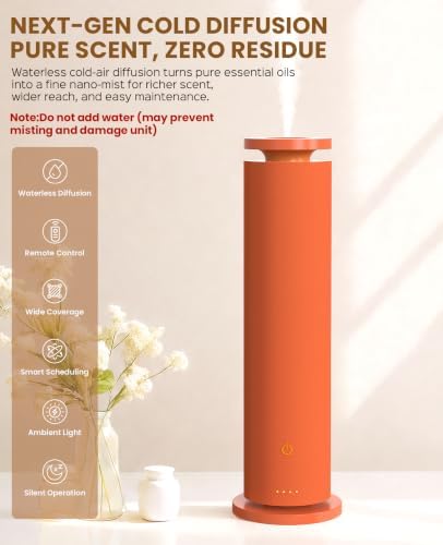 Waterless Essential Oil Diffuser Starter Kit Fabric-Wrapped Design - Image 2