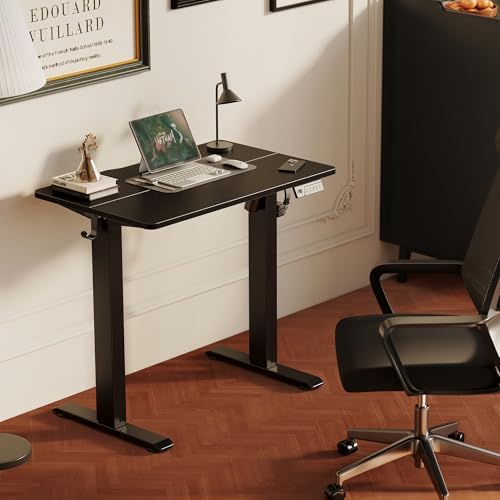 YDN Electric Standing Desk, 35x20 Inch, Black - Image 2
