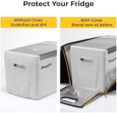 BougeRV 12v refrigerator 23 Quart with Cover, -8℉~50℉ Portable Freezer - Image 3