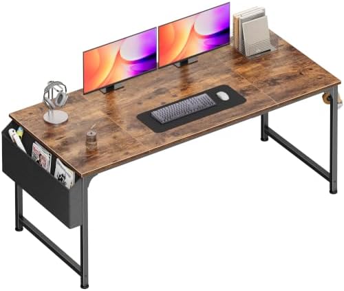 PRAISUN 63'' Computer Desk with Fabric Storage Bag by PRAISUN