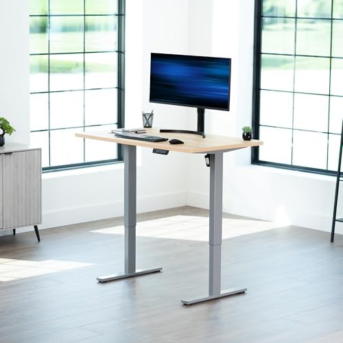 VIVO Light Wood 48 x 30 in Standing Desk, DESK-KIT-1G5C - Image 2