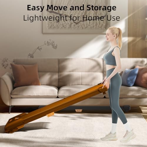 Walking Pad Treadmill, BestGod Incline Under Desk Treadmill 330lbs Capacity, 2.5HP Portable Treadmills for Home, Compact Treadmills Mini Running Machine with Remote Control - Image 3