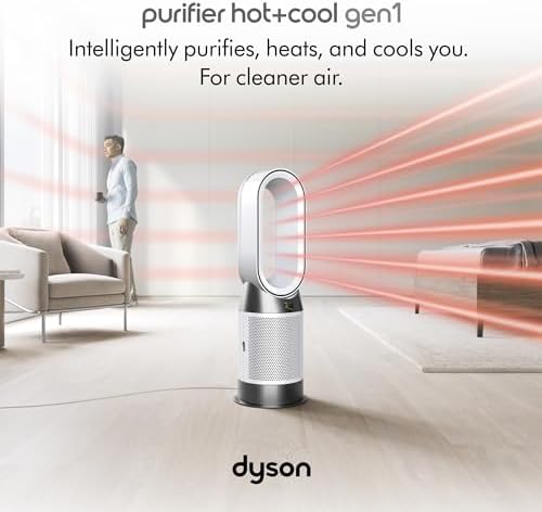 Dyson Purifier Hot+Cool Gen1 HP10 - HEPA Air Purifier, Fan & Heater, 350° Oscillation, 10 Levels, bladeless (White) - Image 2