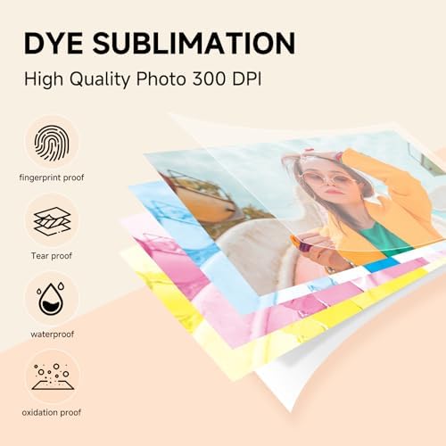HPRT CP4100 4x6 Portable Photo Printer with 108 Sheets+2 Ribbons, Wi-Fi - Image 4