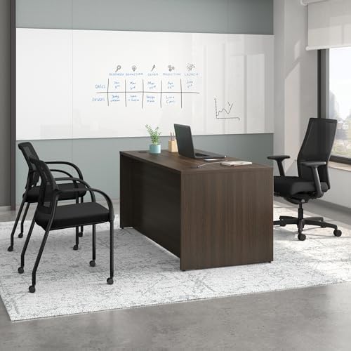 HON MOD Computer Desk, Office Desk with 5 Drawers, Java Oak - Image 2