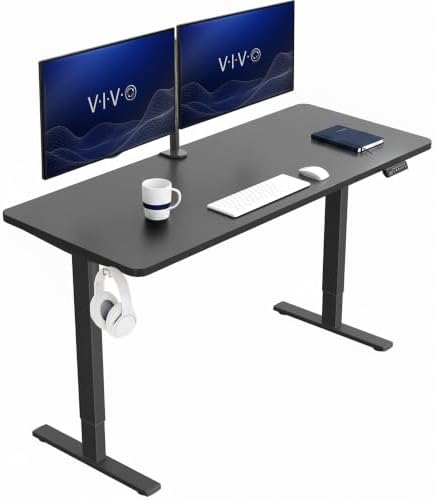 VIVO Black 60 x 24 in Standing Desk, DESK-KIT-1B6B by VIVO