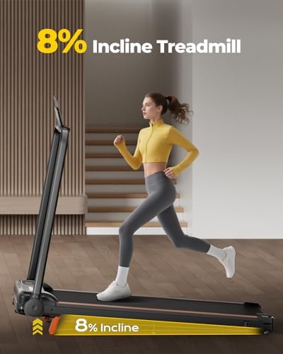Abonow Walking Pad Treadmill with Handle Bar for Home Office - Image 4