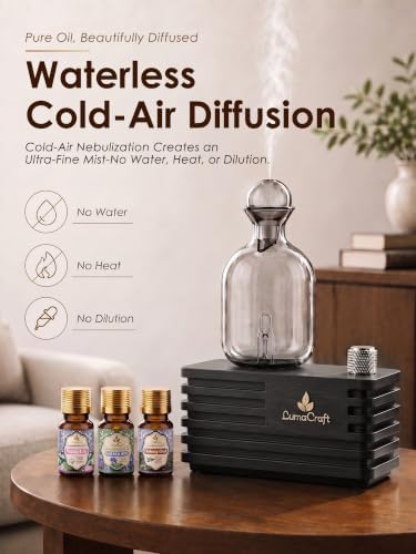 Waterless Essential Oil Diffuser for Home with 3 Oils, 4 Modes - Image 3