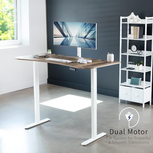 VIVO Reclaimed Wood 60 x 24 in Standing Desk, DESK-KIT-E2W1P - Image 3