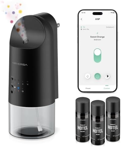 Airversa ANP Smart Plug in Wall Waterless Essential Oil Diffuser, Black by Airversa