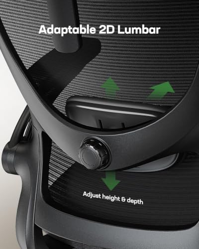 Marsail Ergonomic Office Chair with 3D Armrests, Pack of 5 - Image 5