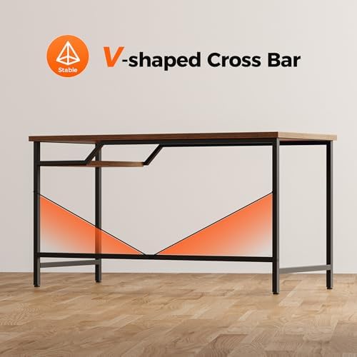 Mericonia 48x24 Inch Computer Desk, 0.6" Thick Small Office Table - Image 7