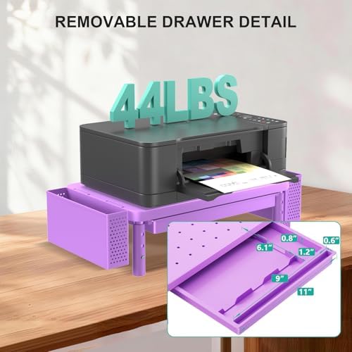 WALI Computer Monitor Stand with Storage and Pen Holder - Image 4