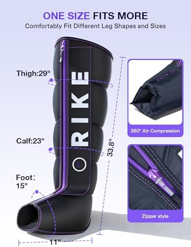 RIKE Leg Compression Massager with Heat for Circulation and Pain Relief FSA - Image 5