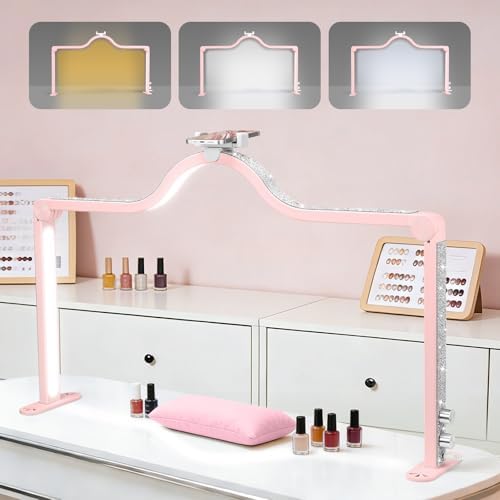 Arch Half Moon Light - Nail Lamp for Desk Foldable Nail Tech Light by LIARTY