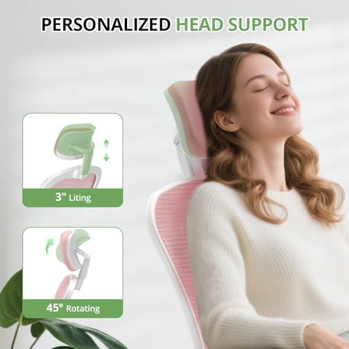 Synorla Office Chair|330LBS Capacity Ergonomic Desk Chair - Image 5