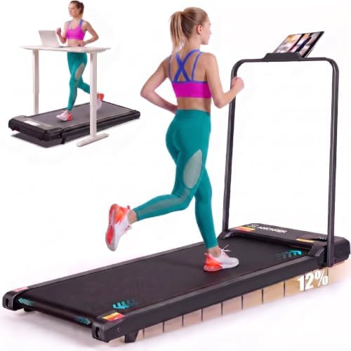 ANCHEER Incline Walking Pad with Handle Bar, Foldable Treadmill-Home/Office by YourHealthyLifestyle