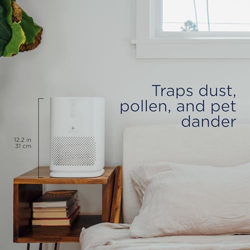 Medify MA-14 Air Purifier with HEPA Filter | 470 ft² per Hour for Smoke, Odors, Pollen, Pets | Removal to 0.3 Microns | White, 1-Pack - Image 2