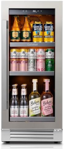 Ca'Lefort 15'' Beverage Refrigerator, 100 Can Beverage Fridge Under Counter by CaLefort