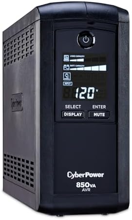 CyberPower CP850AVRLCD Intelligent LCD UPS Battery Backup - Image 3