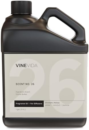 VINEVIDA [128 Fl Oz] Cocoa Butter Fragrance Oil for Cold Air Diffusers, Essential Oils for Diffuser Oil Refill & Air Freshener Room Spray by VINEVIDA