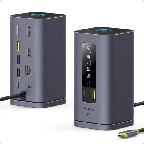 Baseus Spacemate Docking Station 11-in-1 with Triple Display for Mac by Baseus