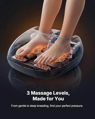 KNQZE Shiatsu Foot Massager with Heat for Plantar Fasciitis, FSA Eligible - Image 3