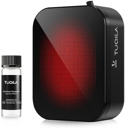 Waterless Essential Oil Diffuser Machine Plug-in or 3 D Batteries Operated by Tuqila