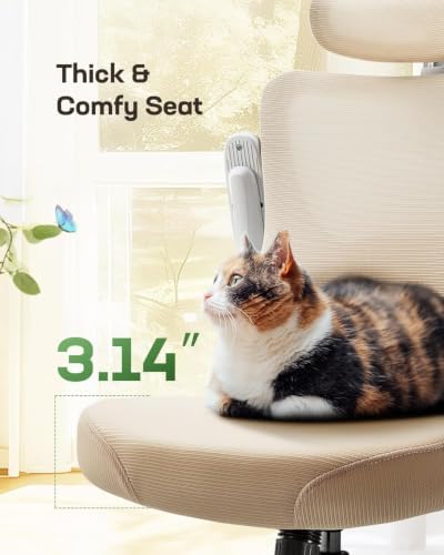 Marsail Ergonomic Office Chair with 3D Armrests, Pack of 4 - Image 5
