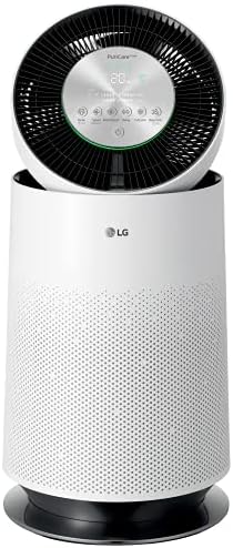 LG PuriCare 360-Degree Single Air Purifier with Clean Booster, ThinQ Wi-Fi and Voice Control (AS330DWR0), 310 sq. ft, White by Unknown