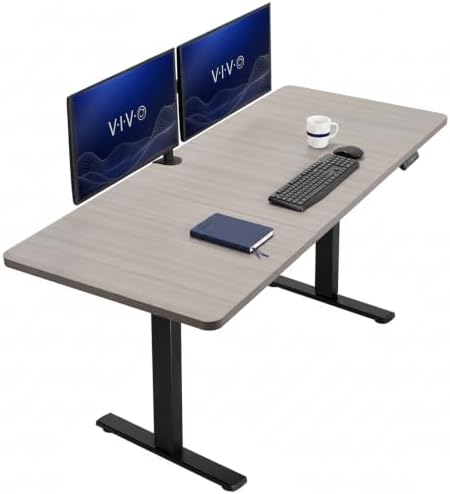 VIVO Dark Gray 71 x 30 in Standing Desk, DESK-KIT-1B7G by VIVO
