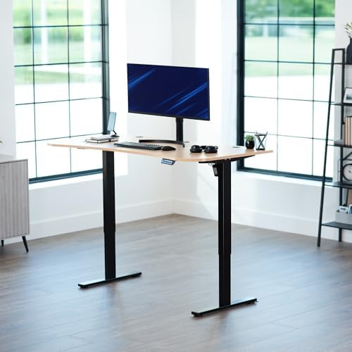 VIVO Light Wood 63 x 32 in Standing Desk, DESK-KIT-1B1C - Image 2
