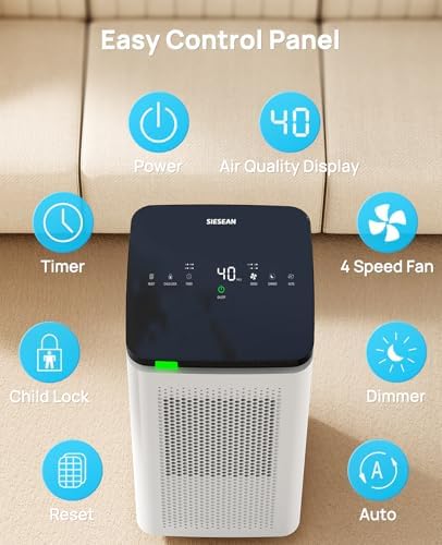 Hepa Air Purifiers for Home up to 3500 Ft², 235 CADR, 30dB Quiet Operation - Image 6