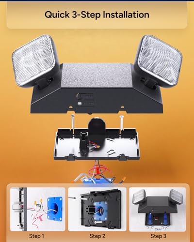 Sunco 6 Pack LED Emergency Lights for Outages, 90 Minute Backup Battery - Image 5