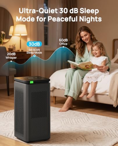 Hepa Air Purifiers for Home up to 3600 Ft², 235 CADR, 30dB Quiet Operation - Image 4