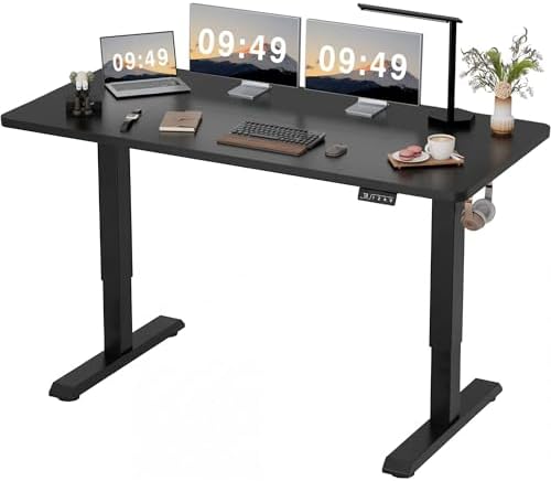 Furmax 63 Inches Electric Height Adjustable Standing Desk Home Office Desk by Furmax