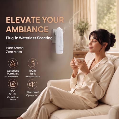 Smart Plug in Waterless Diffuser Cold Air Scent Machine for Essential Oil - Image 5