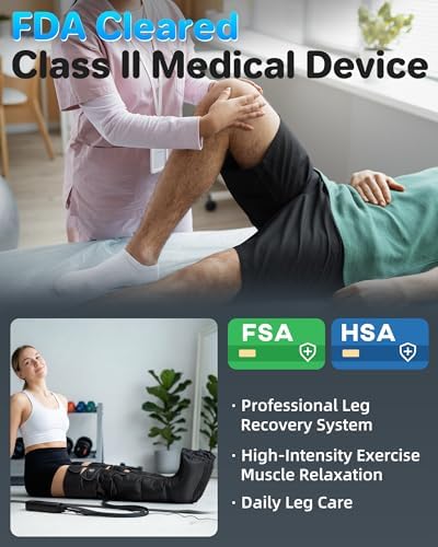Leg Massager with Heat, Compression Boots for Circulation and Pain Relief - Image 4