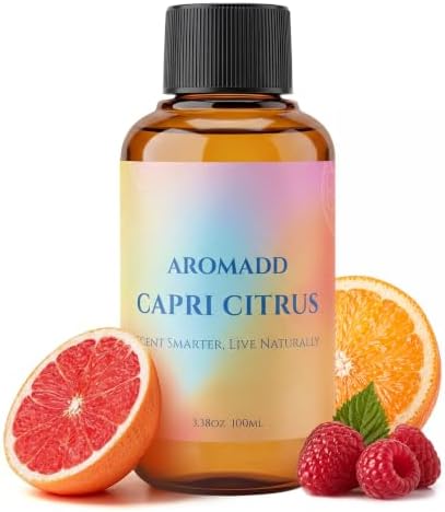 AROMADD Capri Citrus Diffuser Oil Refill, Volcano-Inspired, 3.38 Fl Oz by Aromadd