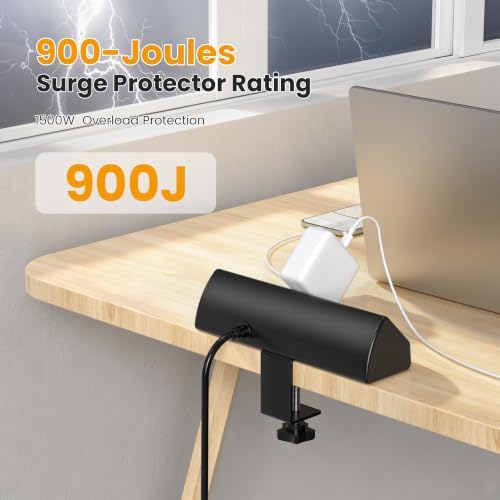 VILONG Desk Clamp Power Strip,130W Total Fast Charging Station - Image 4