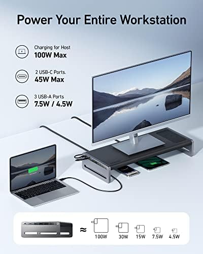 Anker 675 USB-C Docking Station, 12-in-1 Monitor Stand, Wireless Charging - Image 5